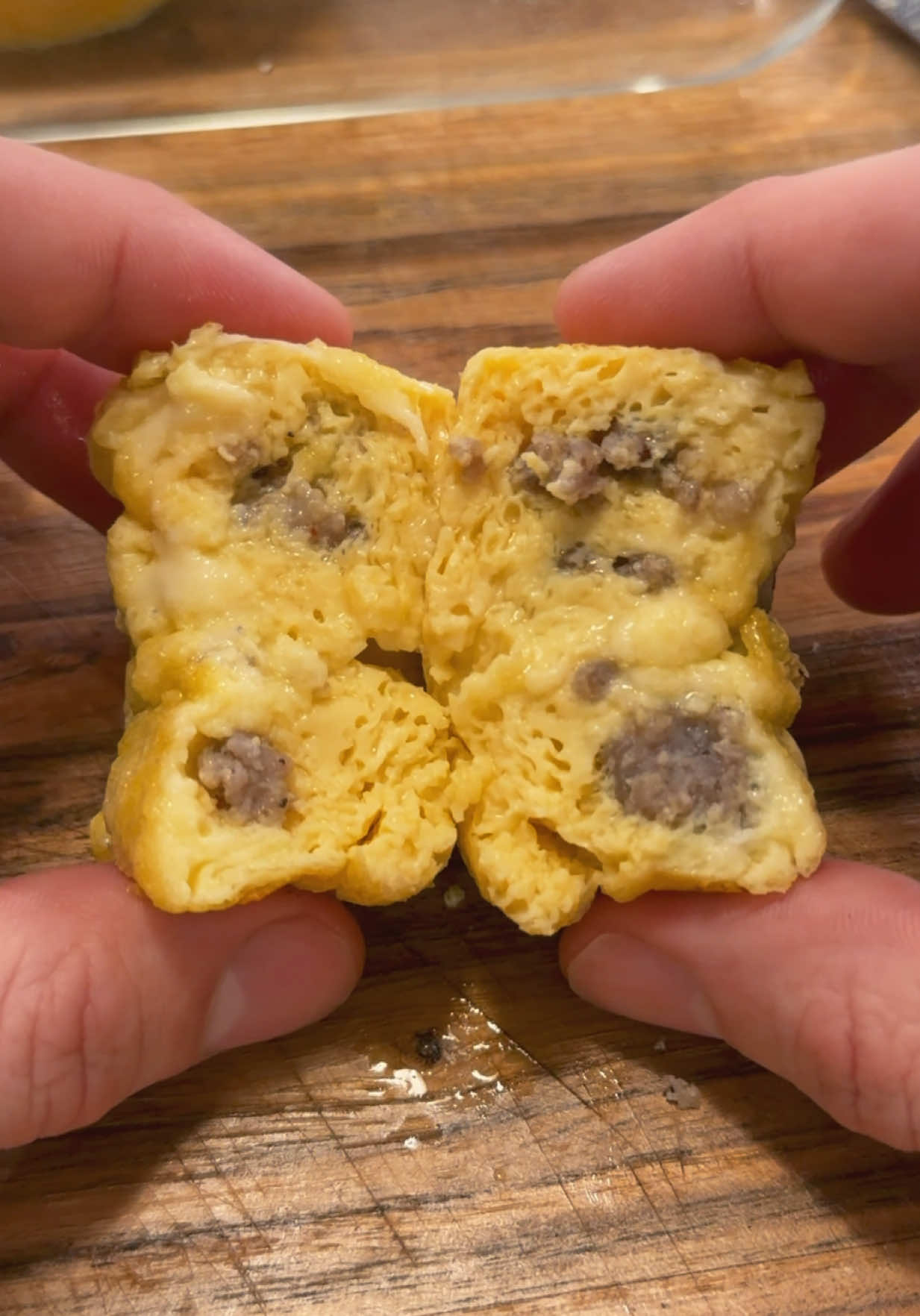 Sausage and Gruyere Egg Bites